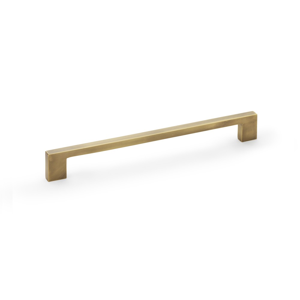 Alexander & Wilks AW837-224-AB Marco Cupboard Pull Handle - Antique Brass 224mm (LEAD TIME: 2-3 DAYS)