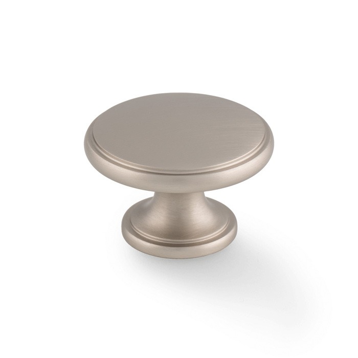 Alexander & Wilks AW849-38-SN Cambridge Round Cupboard Knob (LEAD TIME: 2-3 DAYS)