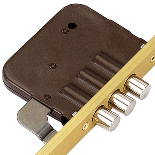Azbe Latch Deadbolt 6 Pin Bolts Key Wind Operated Multipoint Door Lock - Image 6