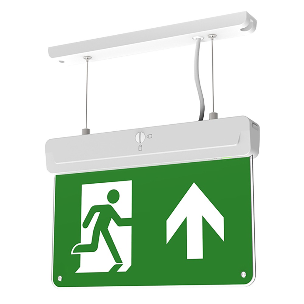 CQR BL/310/M/WH/865 LED Emergency Blade Exit Sign c/w Arrow Up Legend - White (LEAD TIME: 2-3 DAYS) - Image 2