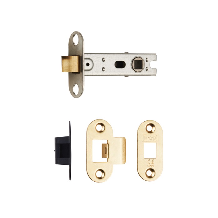 Eurospec BTL3/R Bolt Through Tubular Latch Radius (LEAD TIME: 2-3 DAYS)