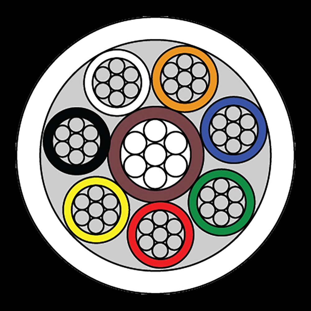CQR CAB8/WH/200M Intruder Alarm Cable | 8 Multi Core | TYPE 2 | Eca | PVC | White | 200m (LEAD TIME: 2-3 DAYS) - Image 2