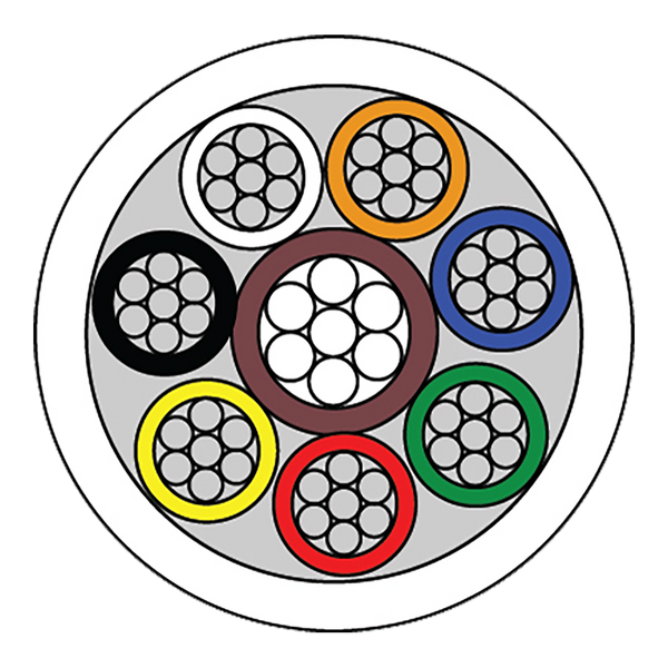 CQR CABCCA8/WH/LSF/100 Intruder Alarm Cable | 8 Multi Core | TYPE 3 | Eca | LSF | White | 100m (LEAD TIME: 2-3 DAYS) - Image 2