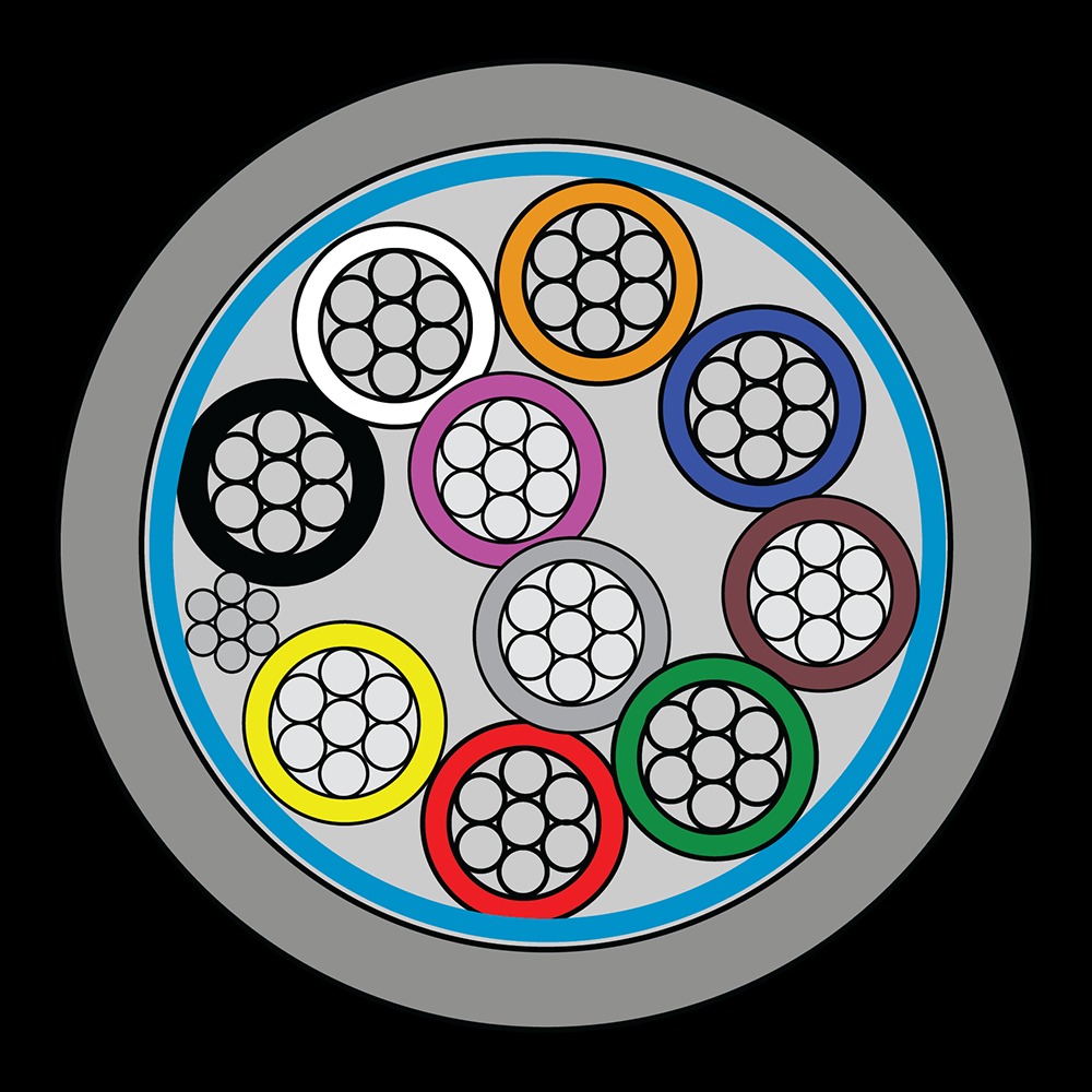 CQR CABS10/GY/LSF/100 Belden Style 9540 Cable | 10 Multi Core | TYPE 2 | Eca | LSF | Grey | 100m (LEAD TIME: 2-3 DAYS) - Image 2