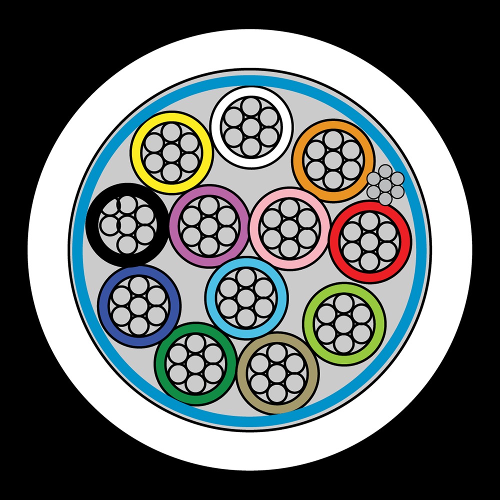CQR CABS12/WH/100/PR Intruder Alarm Cable | 12 Scr Multi Core | TYPE 2 | Eca | PVC | White | 100m (LEAD TIME: 2-3 DAYS) - Image 2