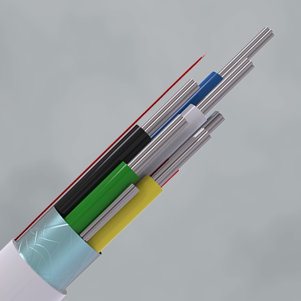 CQR CABS6/WH/100/PR Intruder Alarm Cable | 6 Scr Multi Core | TYPE 2 | Eca | PVC | White | 100m (LEAD TIME: 2-3 DAYS)