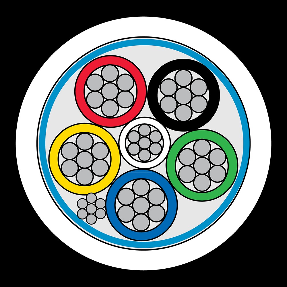 CQR CABS6/WH/100/PR Intruder Alarm Cable | 6 Scr Multi Core | TYPE 2 | Eca | PVC | White | 100m (LEAD TIME: 2-3 DAYS) - Image 2