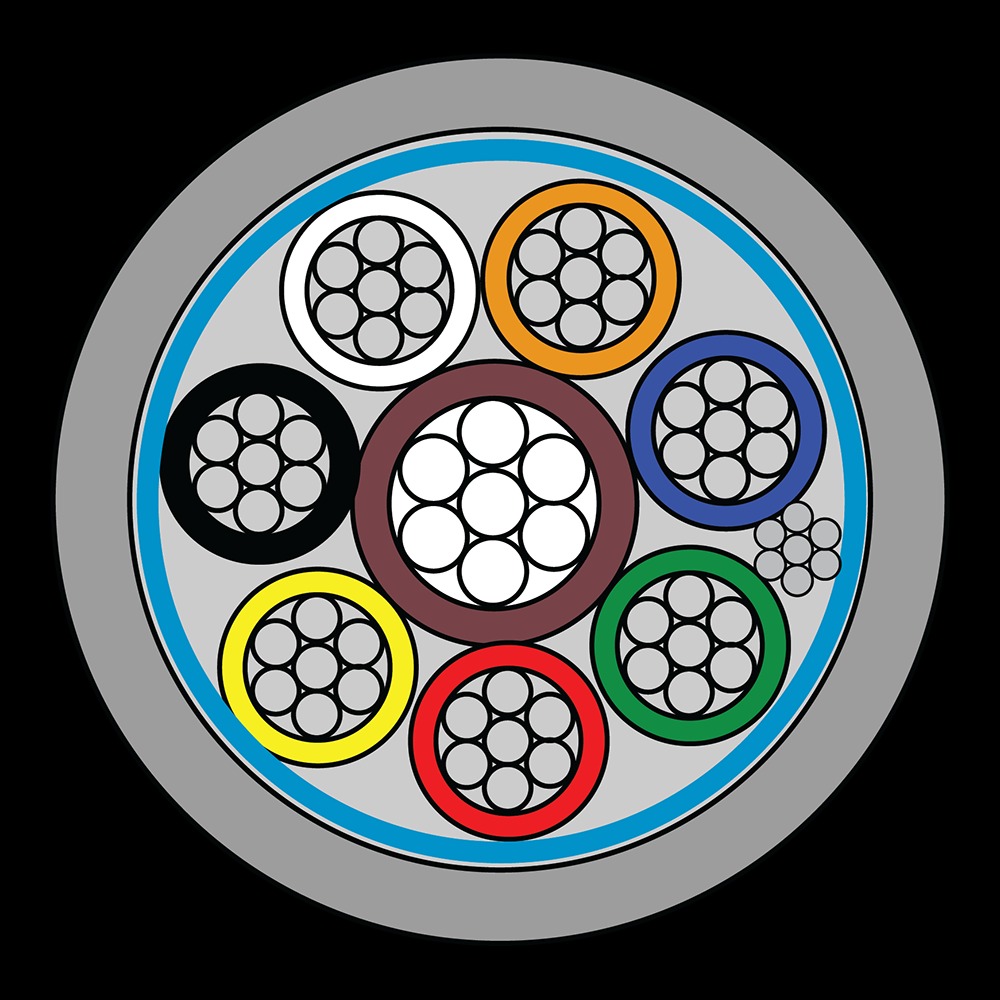 CQR CABS9538HF/GY/100/C Belden Style 9538 Cable | 8 Multi Core | TYPE 1 | Cca | LSZH | Grey | 100m (LEAD TIME: 2-3 DAYS) - Image 2