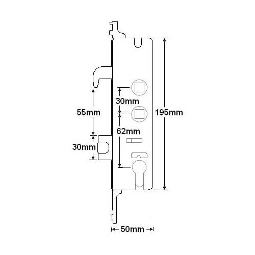 Yale G2000 Copy Gearbox - Lift lever or Double Spindle - Image 2