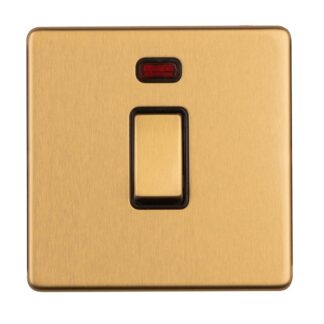 Eurolite ECSB20ADPSWNB 1-Gang 20Amp Switched Socket with neon Indicator (LEAD TIME: 2-3 DAYS)