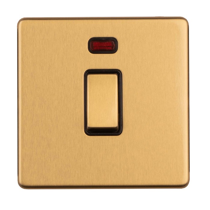 Eurolite ECSB20ADPSWNB 1-Gang 20Amp Switched Socket with neon Indicator (LEAD TIME: 2-3 DAYS)
