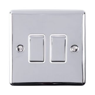 Eurolite EN2SWPCW 2-Gang Switch (LEAD TIME: 2-3 DAYS)