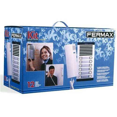 Fermax 6202 2-Way CITYMAX Audio Kit w/WH Tels (4+N) (LEAD TIME: 3-15 DAYS) - Image 2