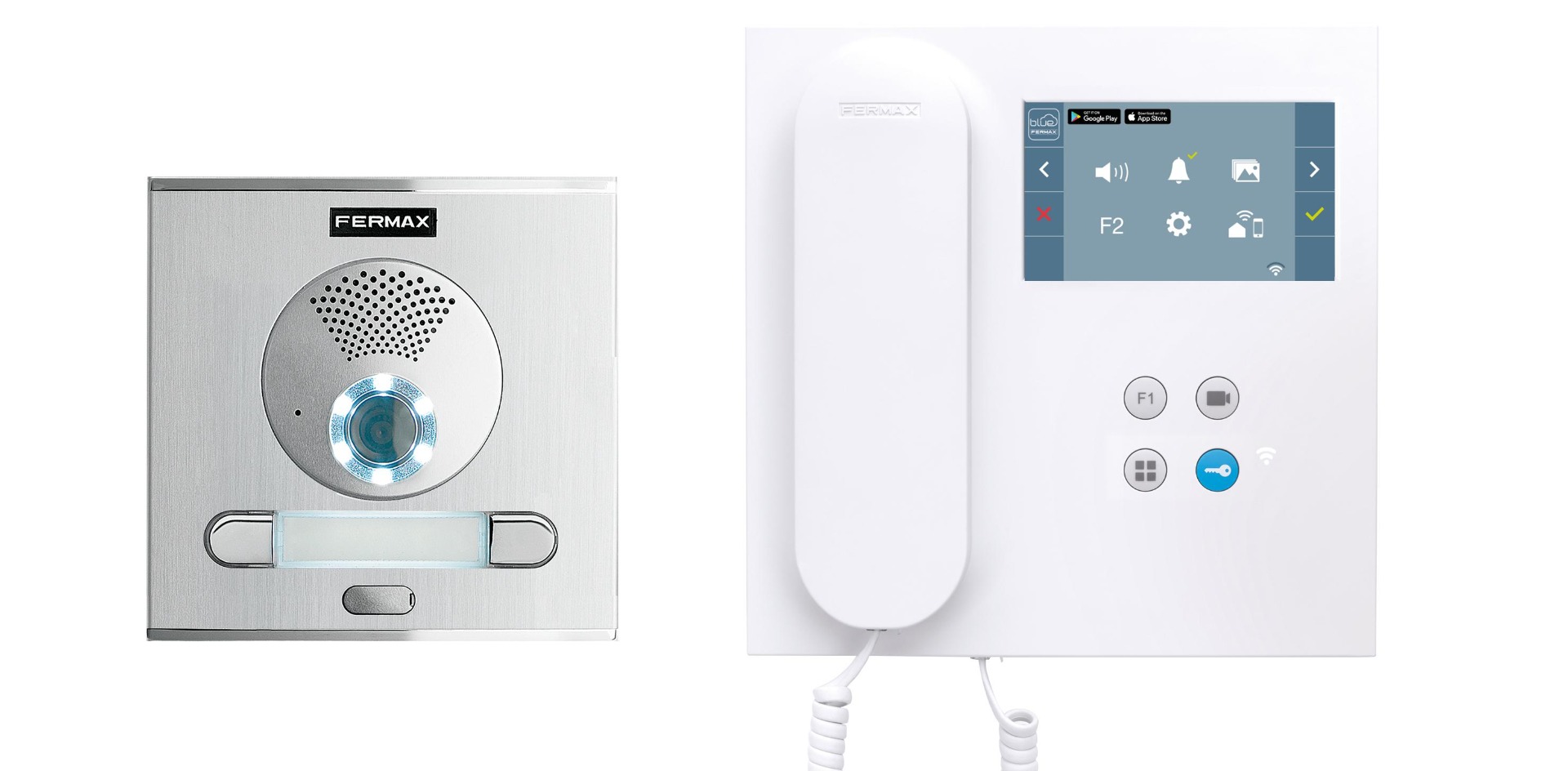 Fermax DSV-02/V 2-Way DUOX+ Cityline Surface/Flush Kit w/VEO WiFi (LEAD TIME: 3-15 DAYS)