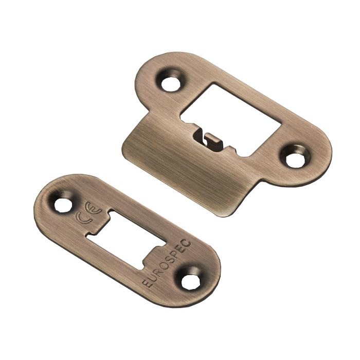 EuroSpec FSF5009AB/R Forend Strike & Fixing Pack to Suit Heavy Duty Tubular Latch Radius (LEAD TIME: 2-3 DAYS)
