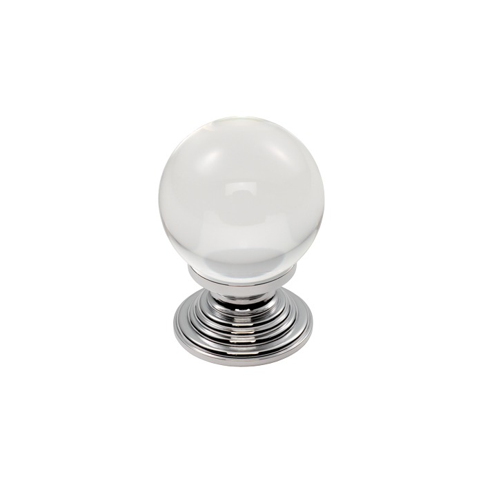 Carlisle Brass FTD690BCTC Clear Ball Knob 32mm (LEAD TIME: 2-3 DAYS)