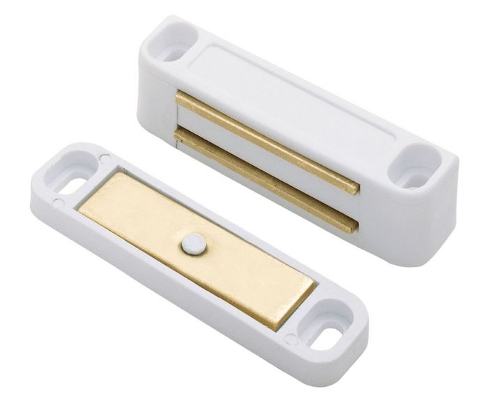 Carlisle Brass FTD835BNWH Deluxe Nylon Magnetic Catch (LEAD TIME: 2-3 DAYS)