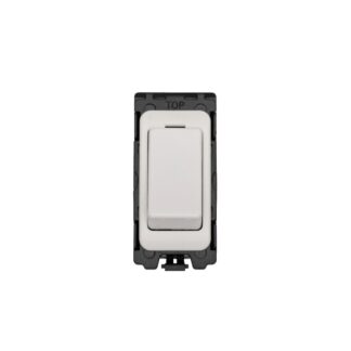 Eurolite G12-WHW Grid & Modular 10 Amp 2-Way Switch - Matt White (LEAD TIME: 2-3 DAYS)