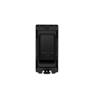 Eurolite G30-BKB-EF Grid & Modular Extractor Fan Switch - Matt Black (LEAD TIME: 2-3 DAYS)