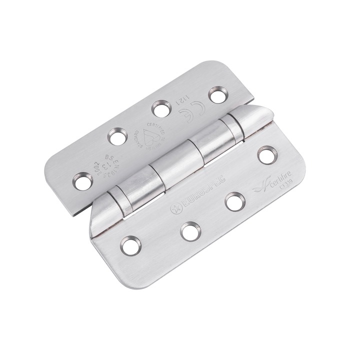 Eurospec HIN1433HT/13SSS/R Enduro Grade 13 Ball Bearing Hospital Tip Hinge Radius (LEAD TIME: 2-3 DAYS)