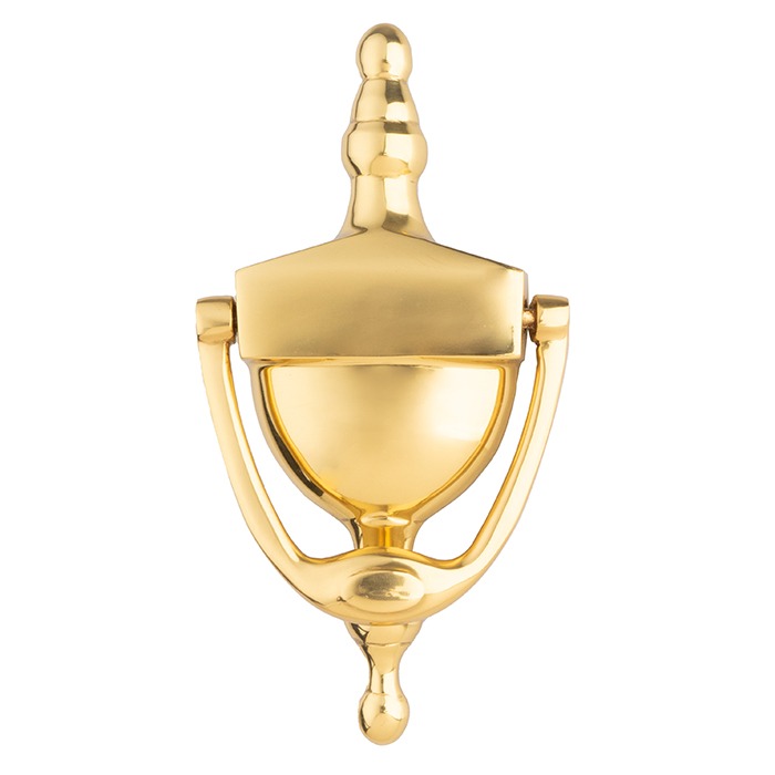 Carlisle Brass M38B Victorian Urn Door Knocker 196mm - Polished Brass (LEAD TIME: 2-3 DAYS)