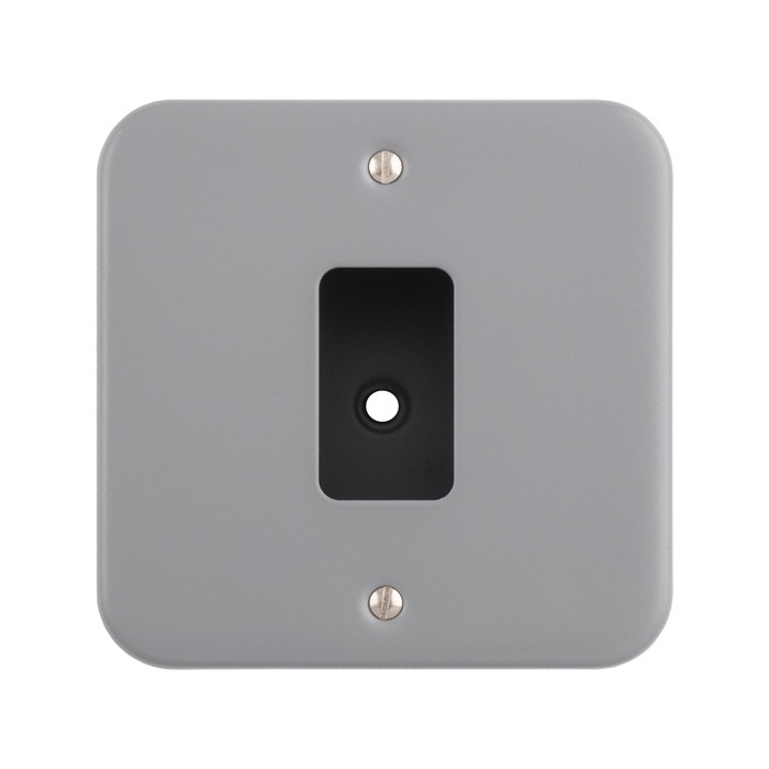 Eurolite MC-G1 Metal Clad Grid Faceplate with Back Box-1-Gang (LEAD TIME: 2-3 DAYS)