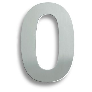 Eurospec NUM10170SSS Stainless Steel 7" Numerals (0-9) (Number 0) (LEAD TIME: 2-3 DAYS)