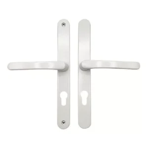 TSS Lever Lever UPVC Multipoint Door Handles - 70mm PZ - Sprung - 240mm Screw Centres